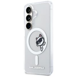 Karl Lagerfeld IML Peekaboo Choupette MagSafe Case for Samsung Galaxy S26 - Transparent