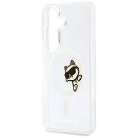 Karl Lagerfeld IML Peekaboo Choupette MagSafe Case for Samsung Galaxy S26 - Transparent