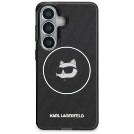 Karl Lagerfeld IML Repeated Choupette MagSafe Case for Samsung Galaxy S26 - Black