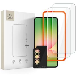 Tech-Protect Easy Set+ 3-Pack Tempered Glass for Samsung Galaxy A57 5G
