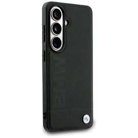 BMW Leather Hot Stamp MagSafe Case for Samsung Galaxy S26 - Black