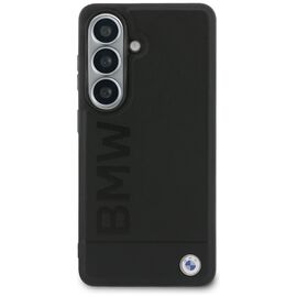 BMW Leather Hot Stamp MagSafe Case for Samsung Galaxy S26 Plus - Black