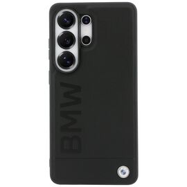 BMW Leather Hot Stamp MagSafe Case for Samsung Galaxy S26 Ultra - Black