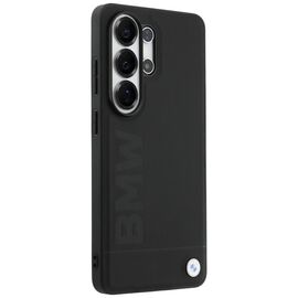 BMW Leather Hot Stamp MagSafe Case for Samsung Galaxy S26 Ultra - Black