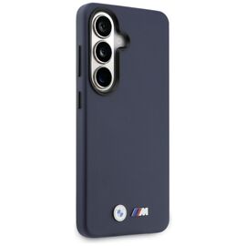 BMW M Metal Logo MagSafe Case for Samsung Galaxy S26 - Navy Blue