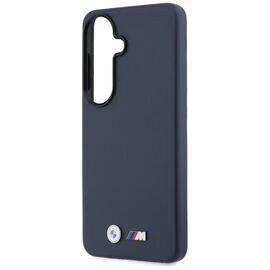 BMW M Metal Logo MagSafe Case for Samsung Galaxy S26 - Navy Blue