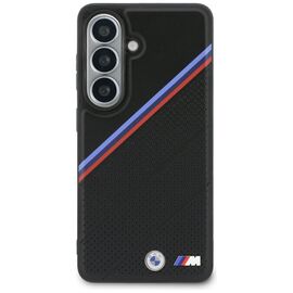 BMW Tricolor Metal Logo MagSafe Case for Samsung Galaxy S26 - Black