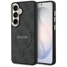Etui Guess 4G Embossed Ring MagSafe na Samsung Galaxy S26+ - czarne