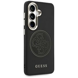 Etui Guess Perforated Logo MagSafe na Samsung Galaxy S26 - czarne