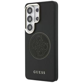Etui Guess Perforated Logo MagSafe na Samsung Galaxy S26 Ultra - czarne