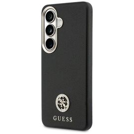 Etui Guess Rhinestone Round Logo MagSafe na Samsung Galaxy S26 - czarne