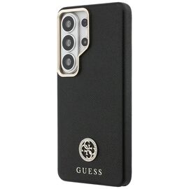 Etui Guess Rhinestone Round Logo MagSafe na Samsung Galaxy S26 Ultra - czarne
