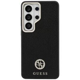 Etui Guess Rhinestone Round Logo MagSafe na Samsung Galaxy S26 Ultra - czarne