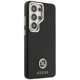 Etui Guess Rhinestone Round Logo MagSafe na Samsung Galaxy S26 Ultra - czarne