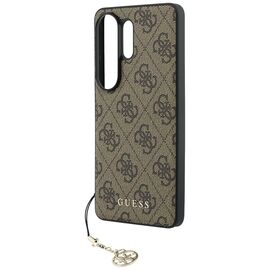 Guess 4G Classic Logo Charm MagSafe Case for Samsung Galaxy S26 Ultra - Brown