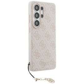 Guess 4G Classic Logo Charm MagSafe Case for Samsung Galaxy S26 Ultra - Pink