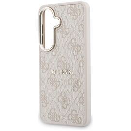 Guess 4G Embossed Ring MagSafe Case for Samsung Galaxy S26 - Pink