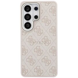 Guess 4G Embossed Ring MagSafe Case for Samsung Galaxy S26 Ultra - Pink