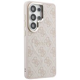 Guess 4G Embossed Ring MagSafe Case for Samsung Galaxy S26 Ultra - Pink