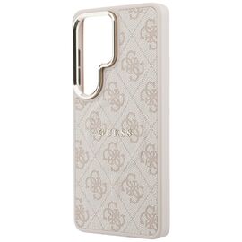 Guess 4G Embossed Ring MagSafe Case for Samsung Galaxy S26 Ultra - Pink