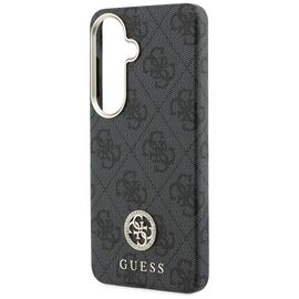 Guess 4G Rhinestone Round Logo MagSafe Case for Samsung Galaxy S26 - Black