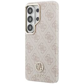 Guess 4G Rhinestone Round Logo MagSafe Case for Samsung Galaxy S26 Ultra - Pink