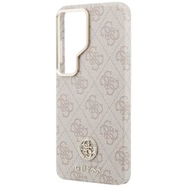 Guess 4G Rhinestone Round Logo MagSafe Case for Samsung Galaxy S26 Ultra - Pink