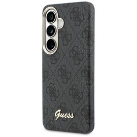 Guess 4G Script MagSafe Case for Samsung Galaxy S26 - Black