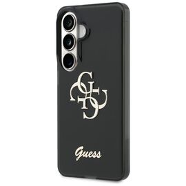 Guess IML Big Metal 4G Script case for Samsung Galaxy S26 - black