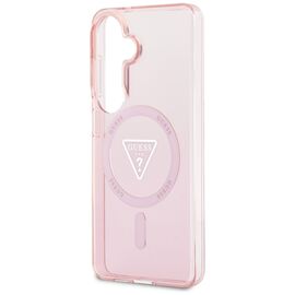 Guess IML Gradient Triangle MagSafe Case for Samsung Galaxy S26 - Pink