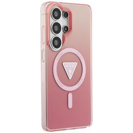 Guess IML Gradient Triangle MagSafe Case for Samsung Galaxy S26 Ultra - Pink