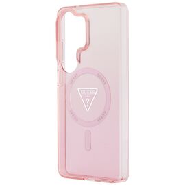 Guess IML Gradient Triangle MagSafe Case for Samsung Galaxy S26 Ultra - Pink