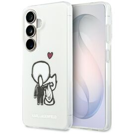 Karl Lagerfeld IML Karl&amp;Choupette MagSafe Case for Samsung Galaxy S26 - Transparent