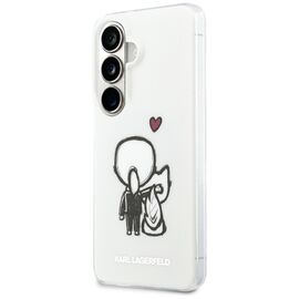 Karl Lagerfeld IML Karl&amp;Choupette MagSafe Case for Samsung Galaxy S26 - Transparent