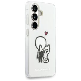 Karl Lagerfeld IML Karl&amp;Choupette MagSafe Case for Samsung Galaxy S26 - Transparent