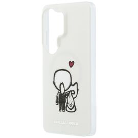 Karl Lagerfeld IML Karl&amp;Choupette MagSafe Case for Samsung Galaxy S26 Ultra - Transparent