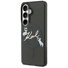 Karl Lagerfeld IML KC Script MagSafe Case for Samsung Galaxy S26 - Black