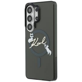 Karl Lagerfeld IML KC Script MagSafe Case for Samsung Galaxy S26 Ultra - Black