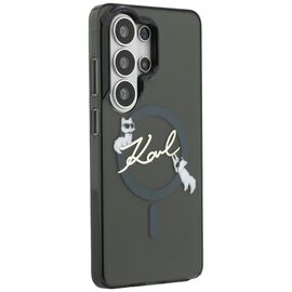 Karl Lagerfeld IML KC Script MagSafe Case for Samsung Galaxy S26 Ultra - Black