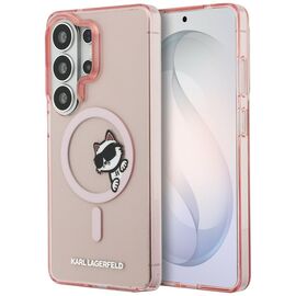 Karl Lagerfeld IML Peekaboo Choupette MagSafe Case for Samsung Galaxy S26 Ultra - Pink