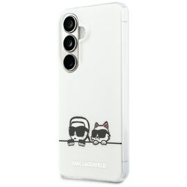 Karl Lagerfeld IML Peekaboo Karl&amp;Choupette MagSafe Case for Samsung Galaxy S26 Plus - Transparent