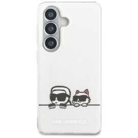 Karl Lagerfeld IML Peekaboo Karl&amp;Choupette MagSafe Case for Samsung Galaxy S26 Plus - Transparent