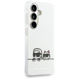 Karl Lagerfeld IML Peekaboo Karl&amp;Choupette MagSafe Case for Samsung Galaxy S26 Plus - Transparent