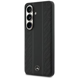 Mercedes Laurel Leaves Vertical Stripes MagSafe Case for Samsung Galaxy S26 - Black