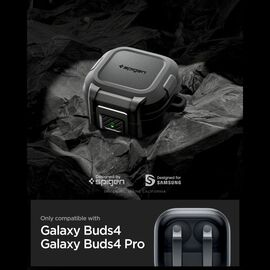 Spigen Lock Fit Case for Samsung Galaxy Buds 4 / 4 Pro - Matte Black