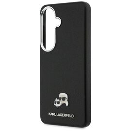 Etui Karl Lagerfeld Saffiano KC Metal    Logo MagSafe do Samsung Galaxy S26 czarny