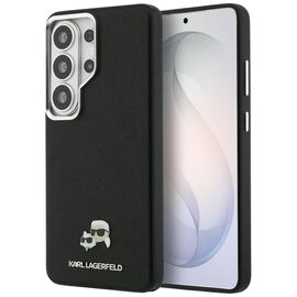 Etui Karl Lagerfeld Saffiano KC Metal    Logo MagSafe do Samsung Galaxy S26 Ultra czarny