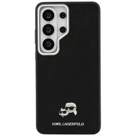 Etui Karl Lagerfeld Saffiano KC Metal    Logo MagSafe do Samsung Galaxy S26 Ultra czarny