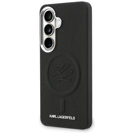 Karl Lagerfeld Embossed Ring Initials MagSafe Case for Samsung Galaxy S26 - Black
