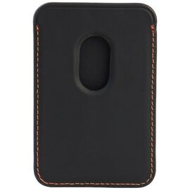 Lamborghini Urus D8 Genuine Leather MagSafe Magnetic Phone Wallet - Black and Red
